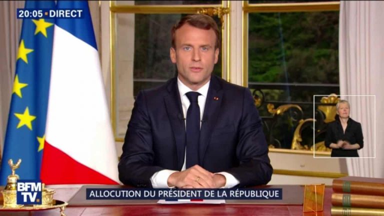 La santé : Allocutation d'Emmanuel Macron